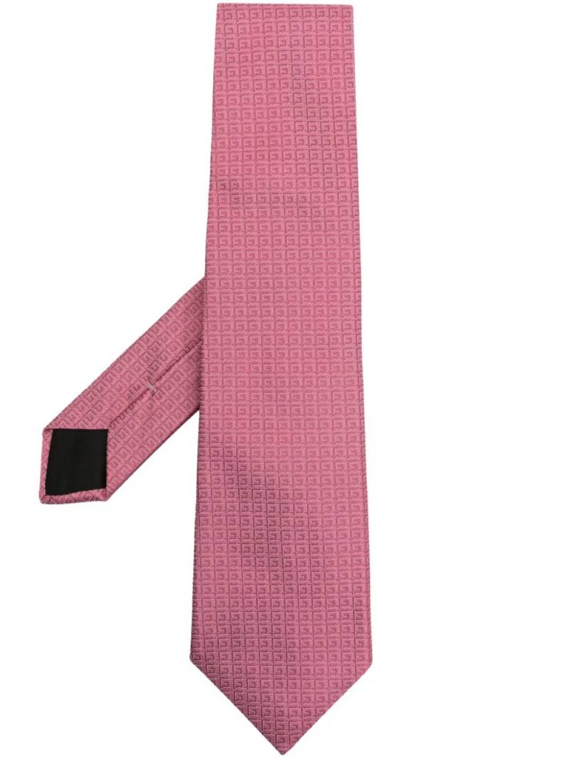 Givenchy 4G silk tie - Pink von Givenchy