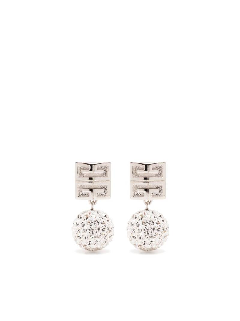 Givenchy 4G-stud drop earrings - Silver von Givenchy