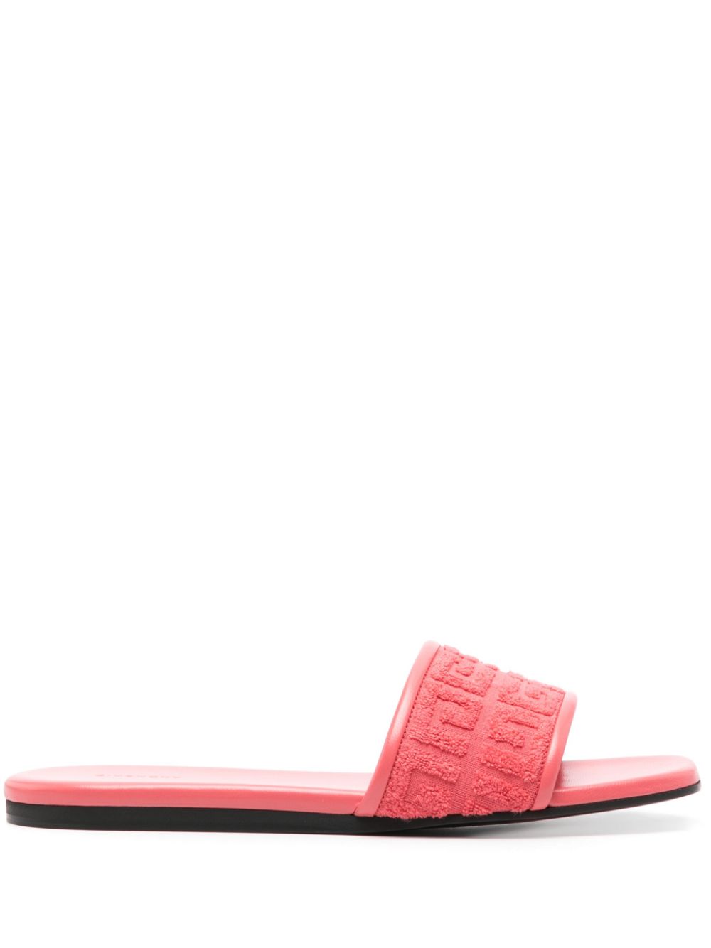 Givenchy 4G terry-cloth slides - Pink von Givenchy