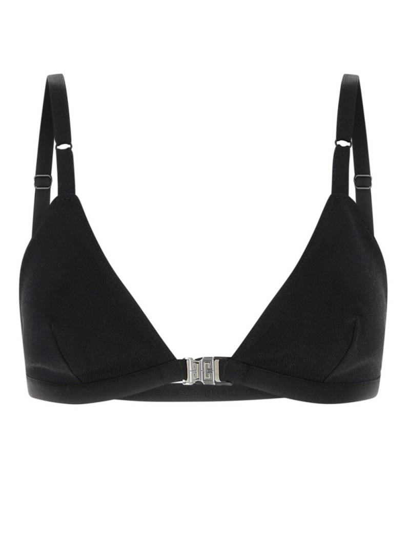 Givenchy 4G triangle bra - Black von Givenchy