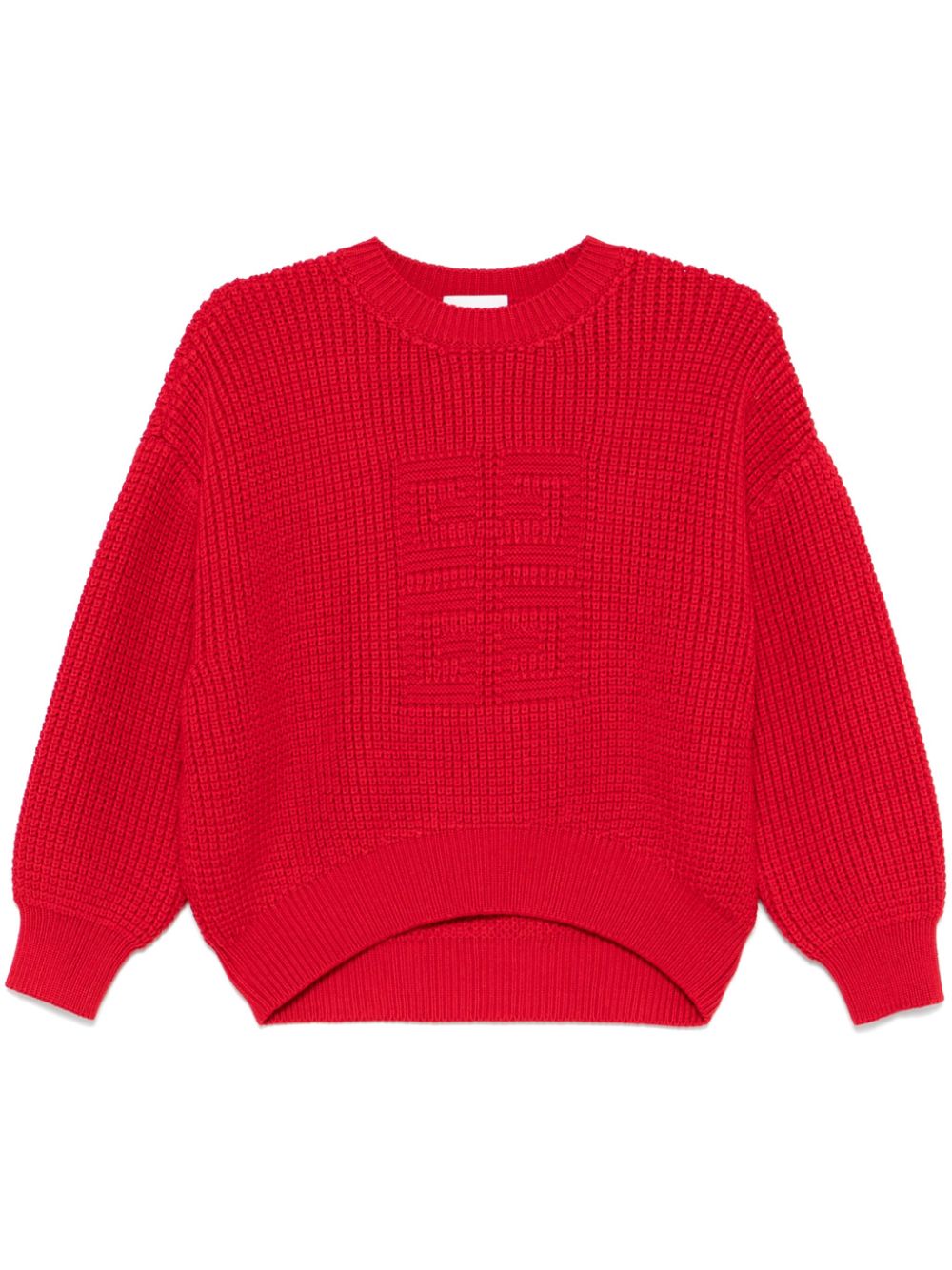 Givenchy 4G waffle sweater - Red von Givenchy