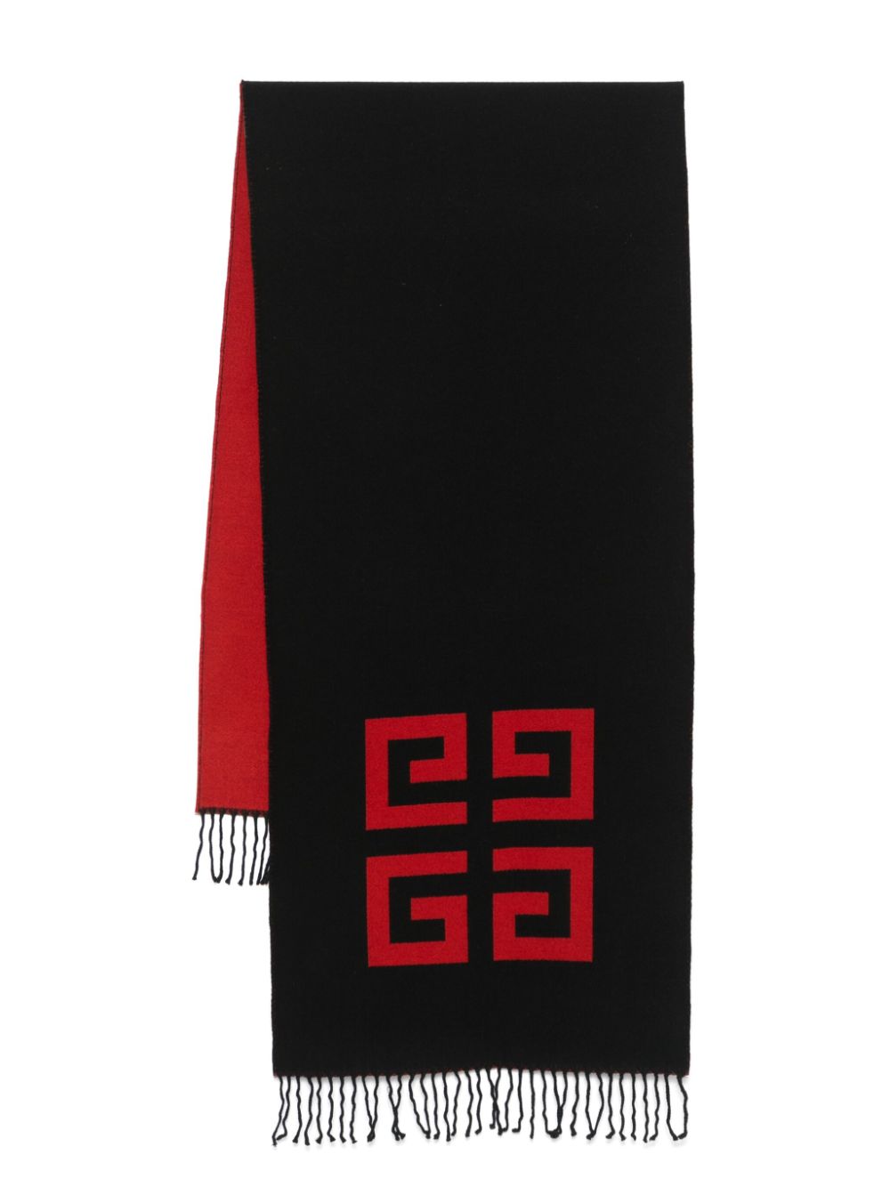 Givenchy 4G wool scarf - Black von Givenchy