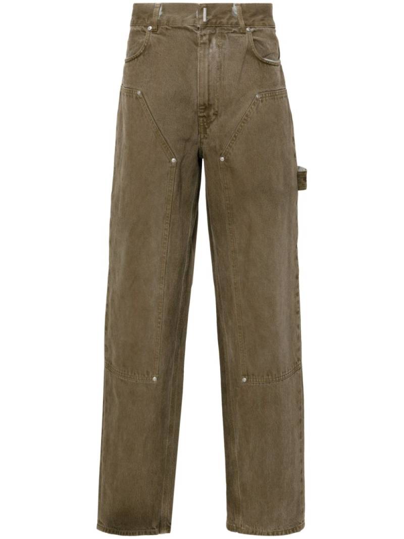 Givenchy Carpenter wide-leg jeans - Brown von Givenchy