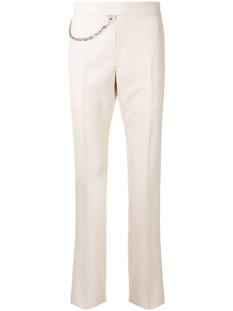 Givenchy G-link chain slim-cut trousers - Neutrals von Givenchy