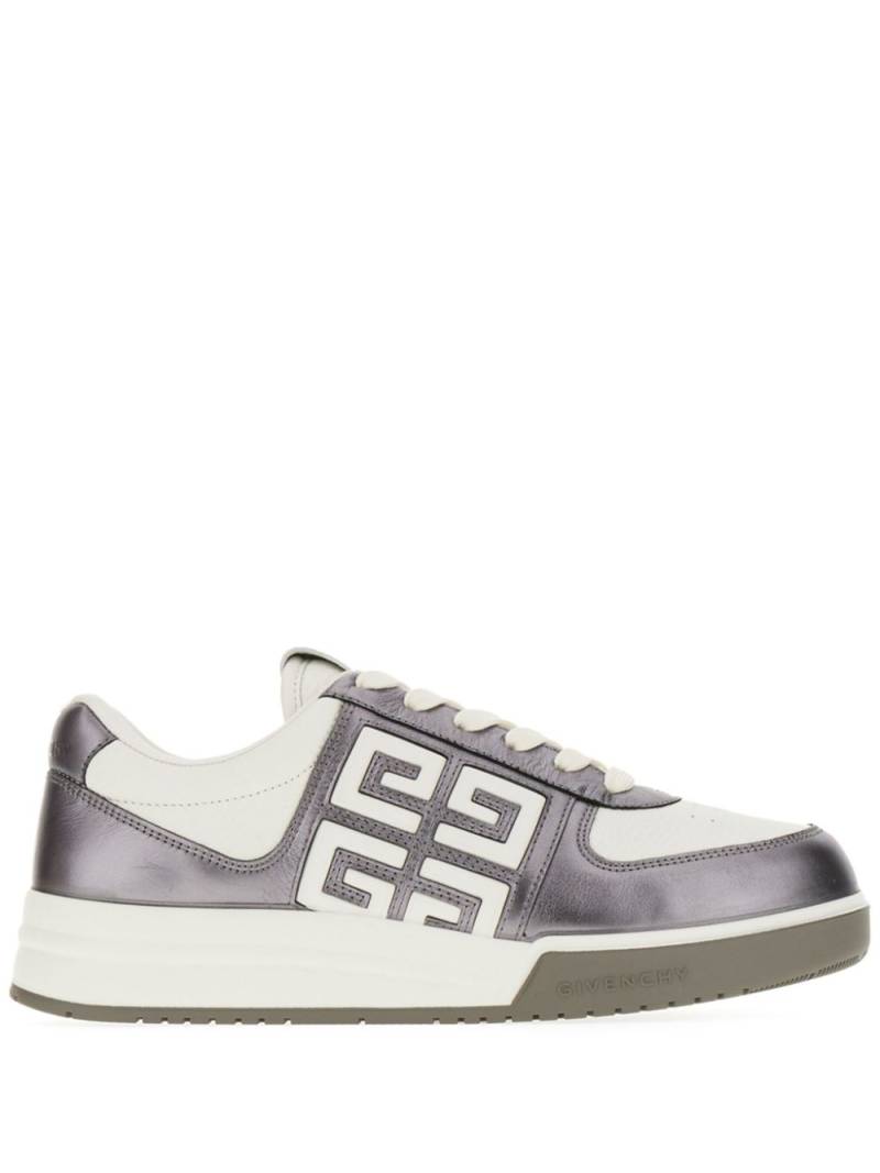 Givenchy G4 low-top leather sneakers - Silver von Givenchy