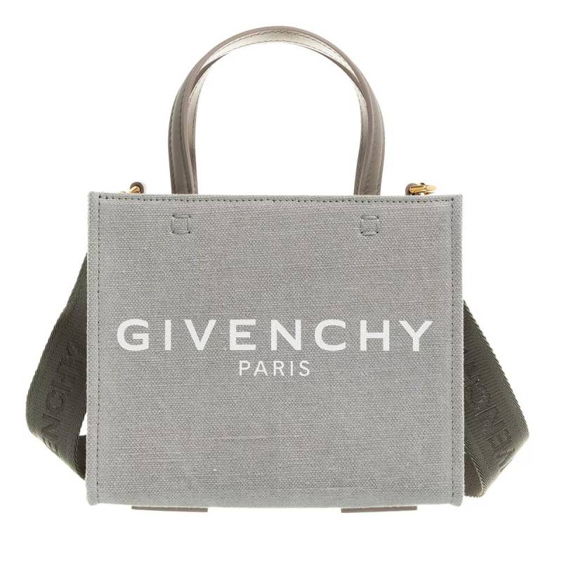 Givenchy Handtasche - Mini G Tote Shopping Bag In Canvas - Gr. unisize - in Grau - für Damen von Givenchy