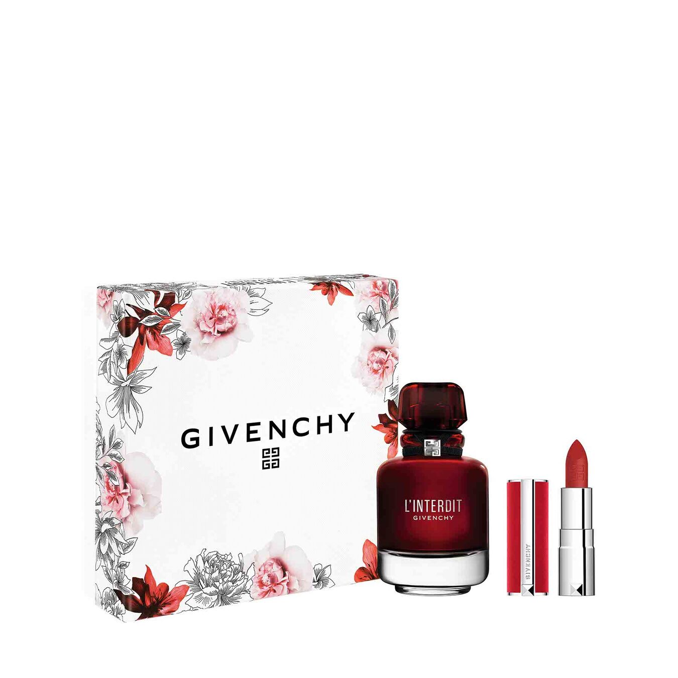 Givenchy L'Interdit Rouge Sets mit Düften 2ST Damen von Givenchy