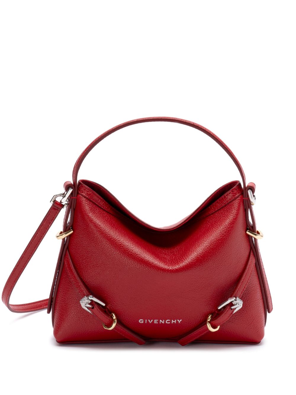 Givenchy Nano Voyou leather tote bag - Red von Givenchy