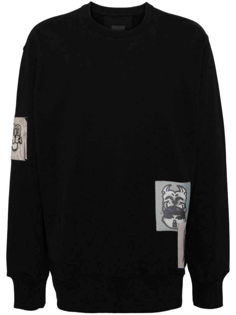 Givenchy Patchwork hoodie - Black von Givenchy