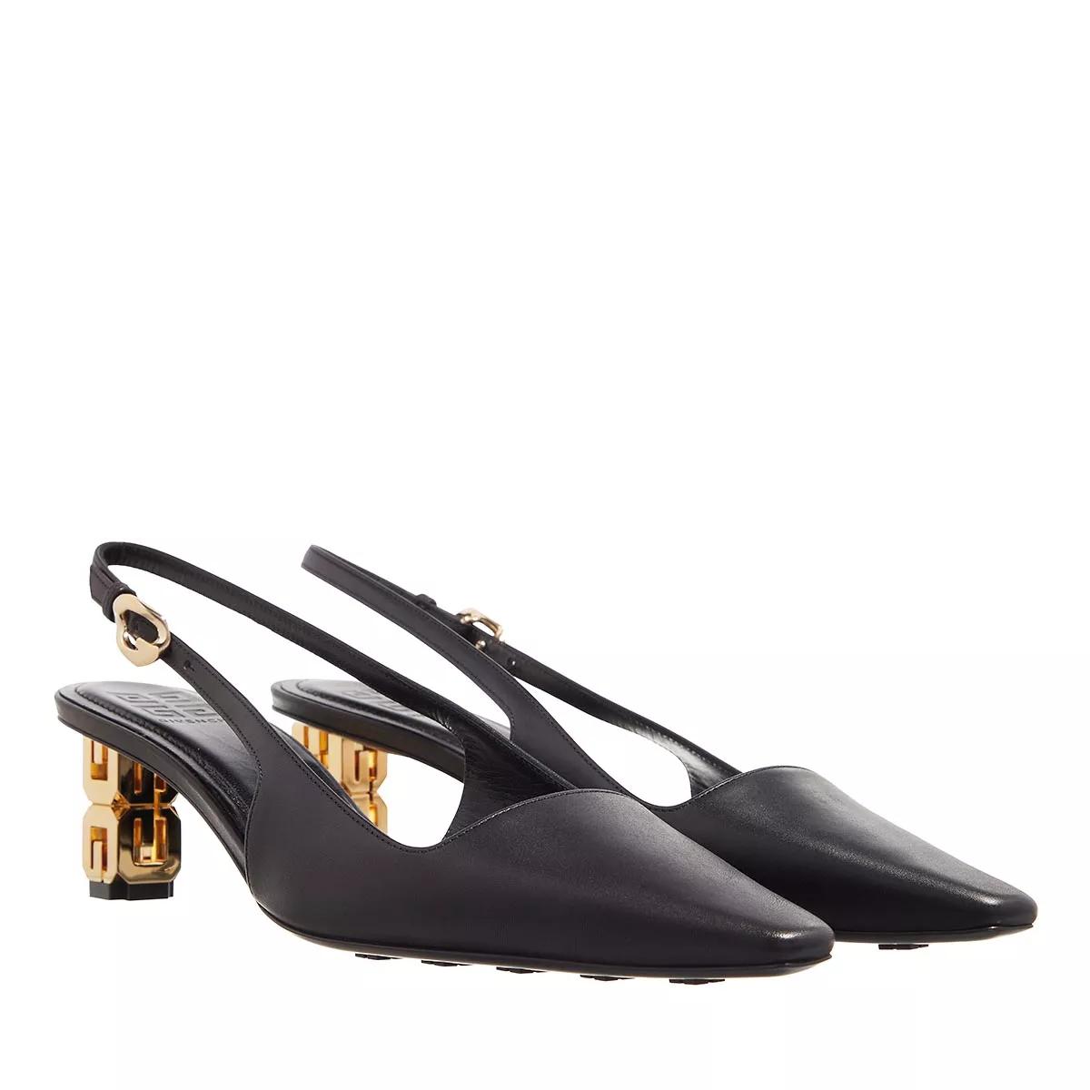 Givenchy Pumps & High Heels - G Cube slingback Pumps Leather - Gr. 38 (EU) - in Schwarz - für Damen von Givenchy