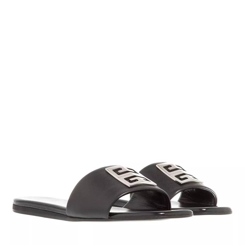 Givenchy Sandalen - 4G Leather Sandals - Gr. 40 (EU) - in Schwarz - für Damen von Givenchy