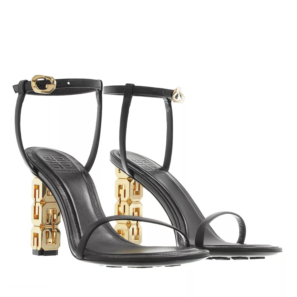 Givenchy Sandalen - G Cube Heel Sandals Leather - Gr. 41 (EU) - in Schwarz - für Damen von Givenchy