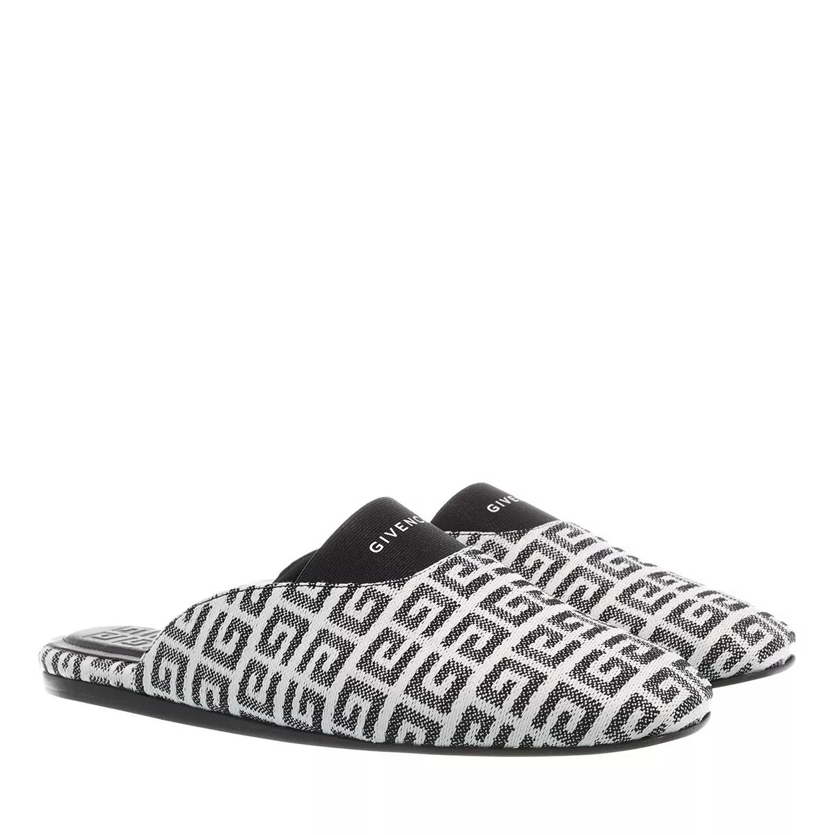 Givenchy Slipper & Pantoletten - 4G Flat Mules Jacquard - Gr. 36 (EU) - in Schwarz - für Damen von Givenchy