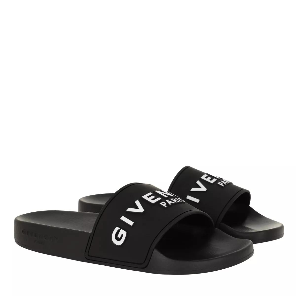 Givenchy Slipper & Pantoletten - Rubber Slide Sandals - Gr. 41 (EU) - in Schwarz - für Damen von Givenchy