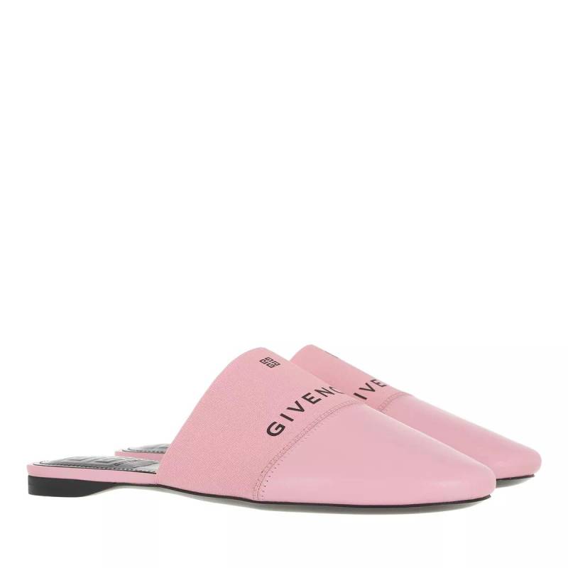 Givenchy Slipper & Pantoletten - Signature Logo Flat Mules Leather - Gr. 39 (EU) - in Rosa - für Damen von Givenchy