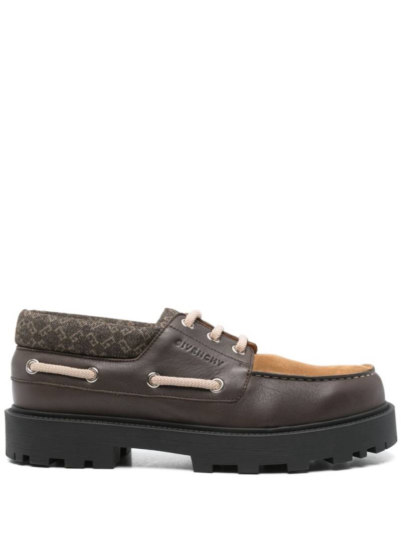 Givenchy Storm boat shoes - Brown von Givenchy