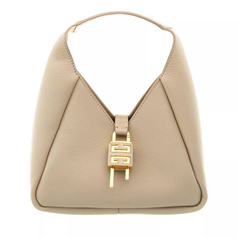 Givenchy Umhängetasche - Mini Hobo Bag Calfskin - Gr. unisize - in Beige - für Damen von Givenchy