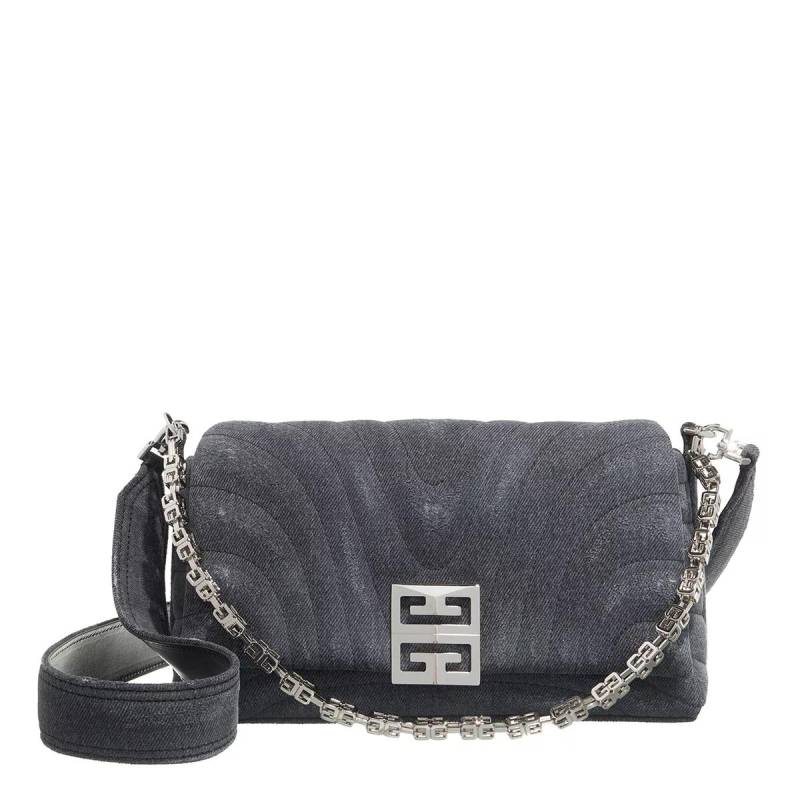 Givenchy Schultertasche - Small 4G Soft Bag Quilted Denim - Gr. unisize - in Grau - für Damen von Givenchy