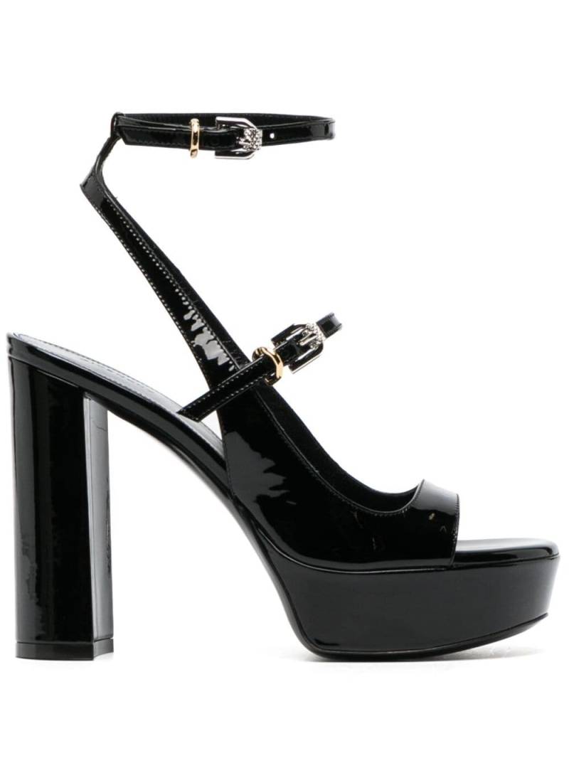 Givenchy Voyou 120mm block-heel sandals - Black von Givenchy