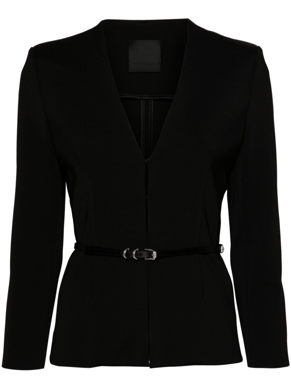 Givenchy Voyou belted jacket - Black von Givenchy