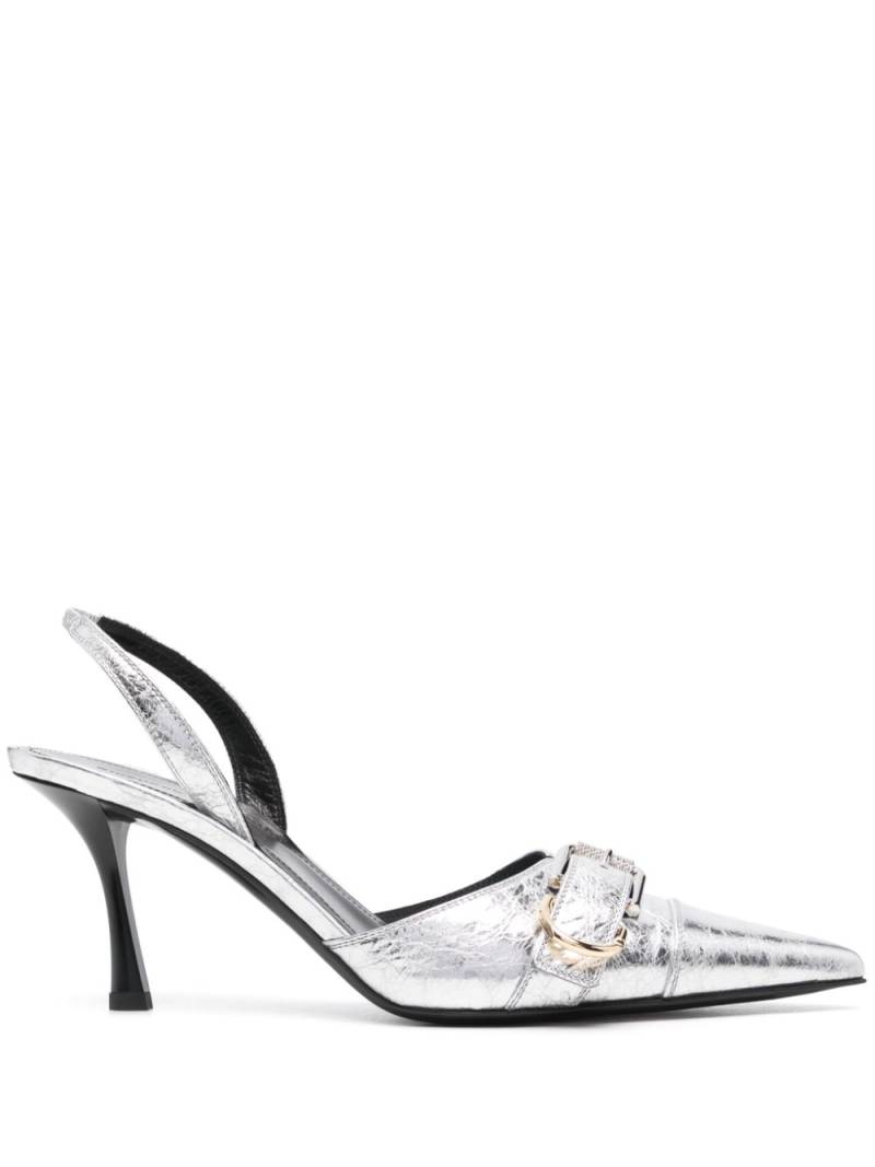 Givenchy 90mm Voyou pumps - Silver von Givenchy