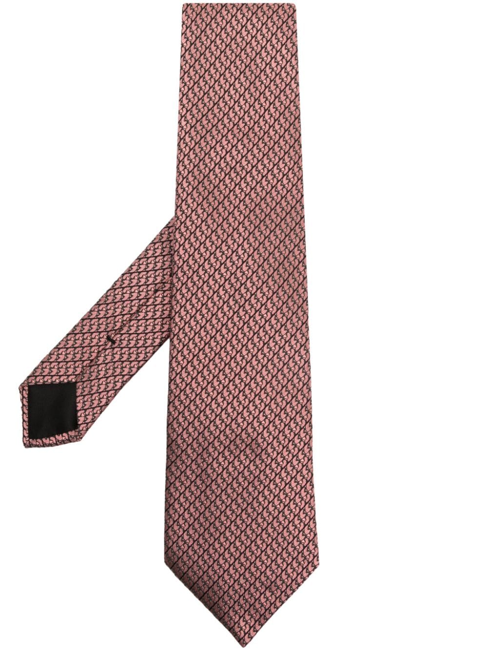 Givenchy abstract-print silk tie - Pink von Givenchy