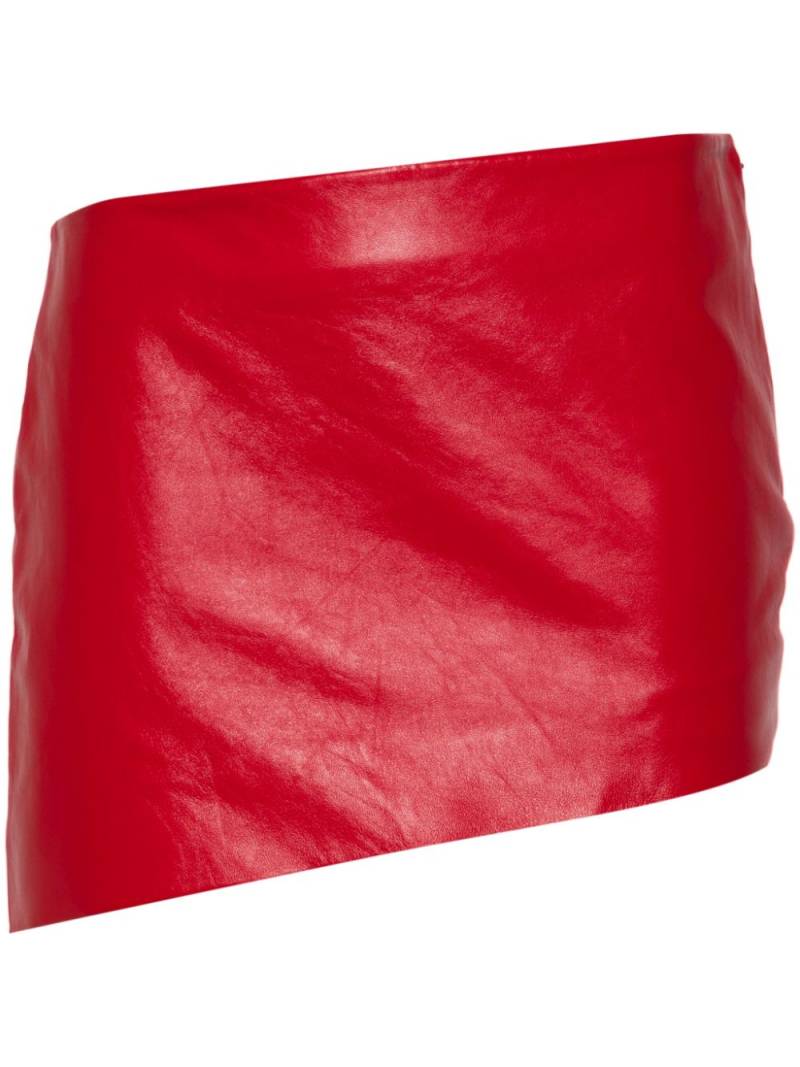 Givenchy asymmetric mini skirt - Red von Givenchy