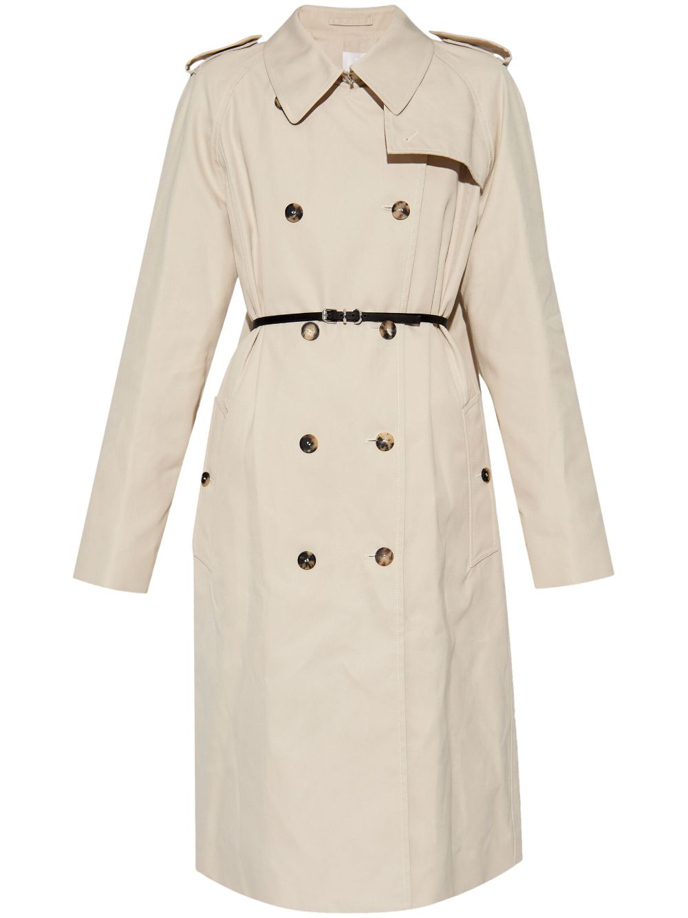 Givenchy belted double-breasted trench coat - Neutrals von Givenchy