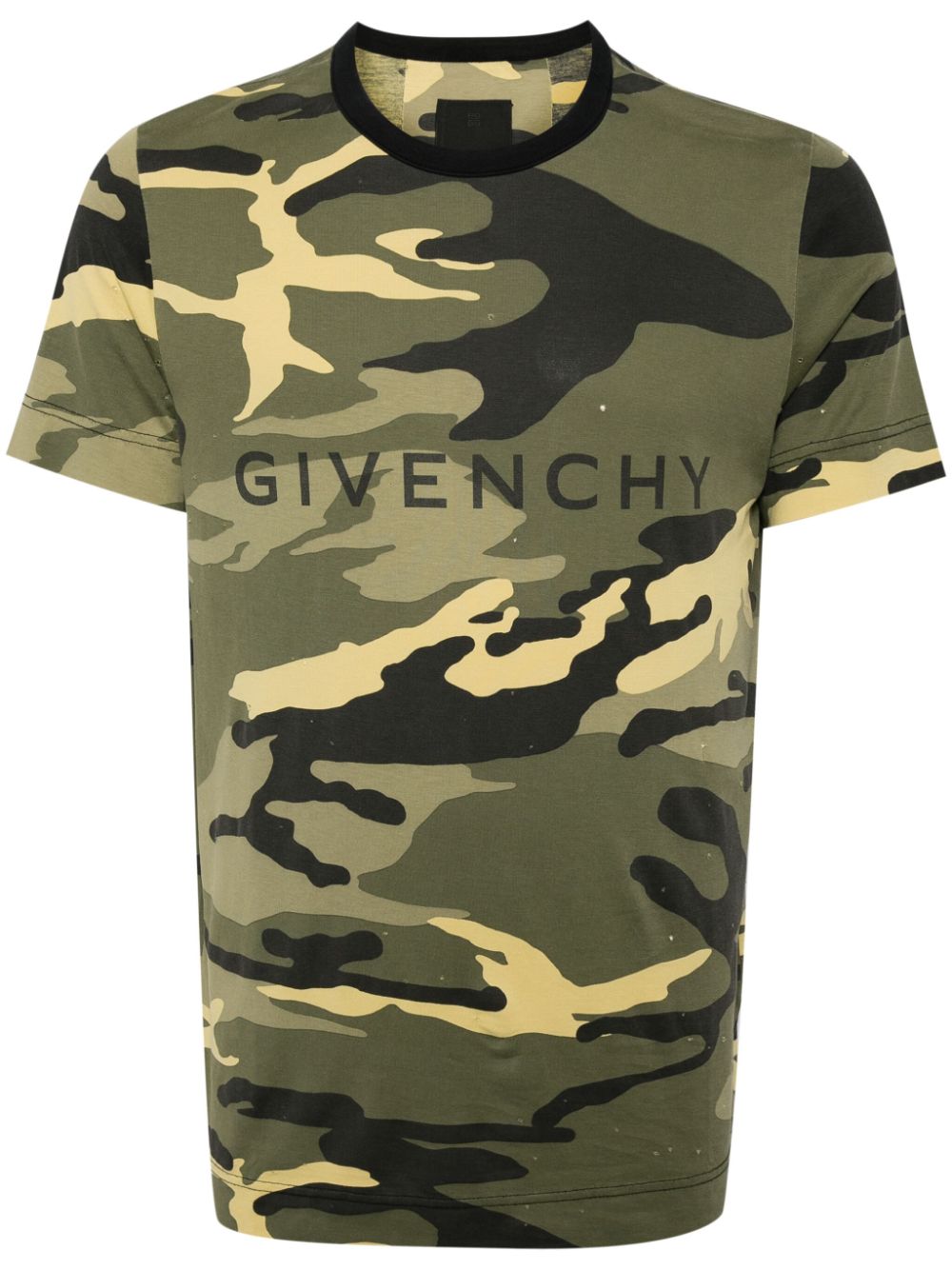 Givenchy camo cotton T-shirt - Green von Givenchy