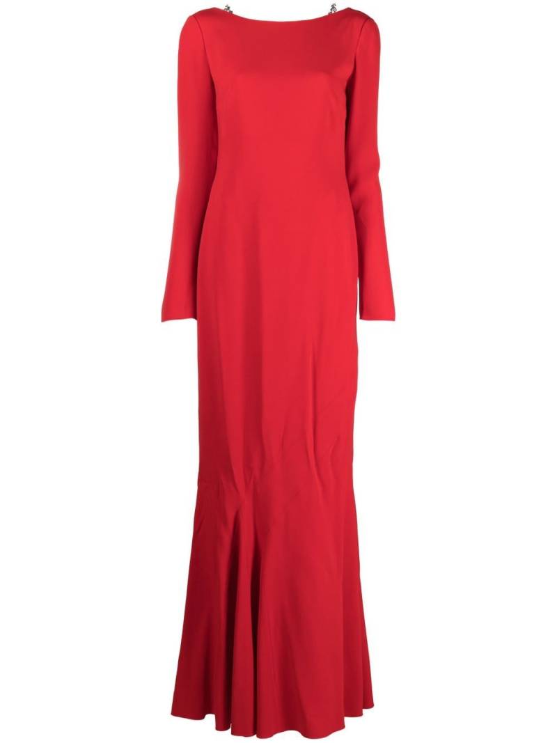 Givenchy chain-link detail dress - Red von Givenchy