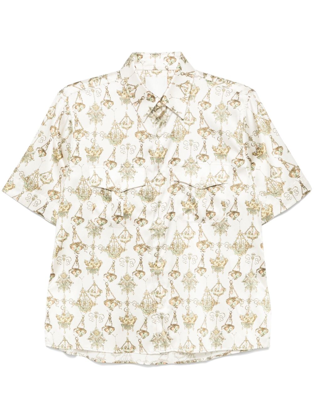 Givenchy chandelier-print shirt - Neutrals von Givenchy