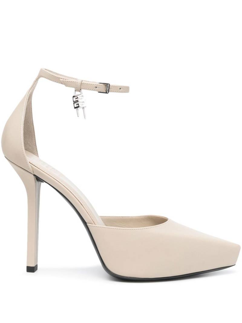 Givenchy charm-detail ankle-strap pumps - Neutrals von Givenchy