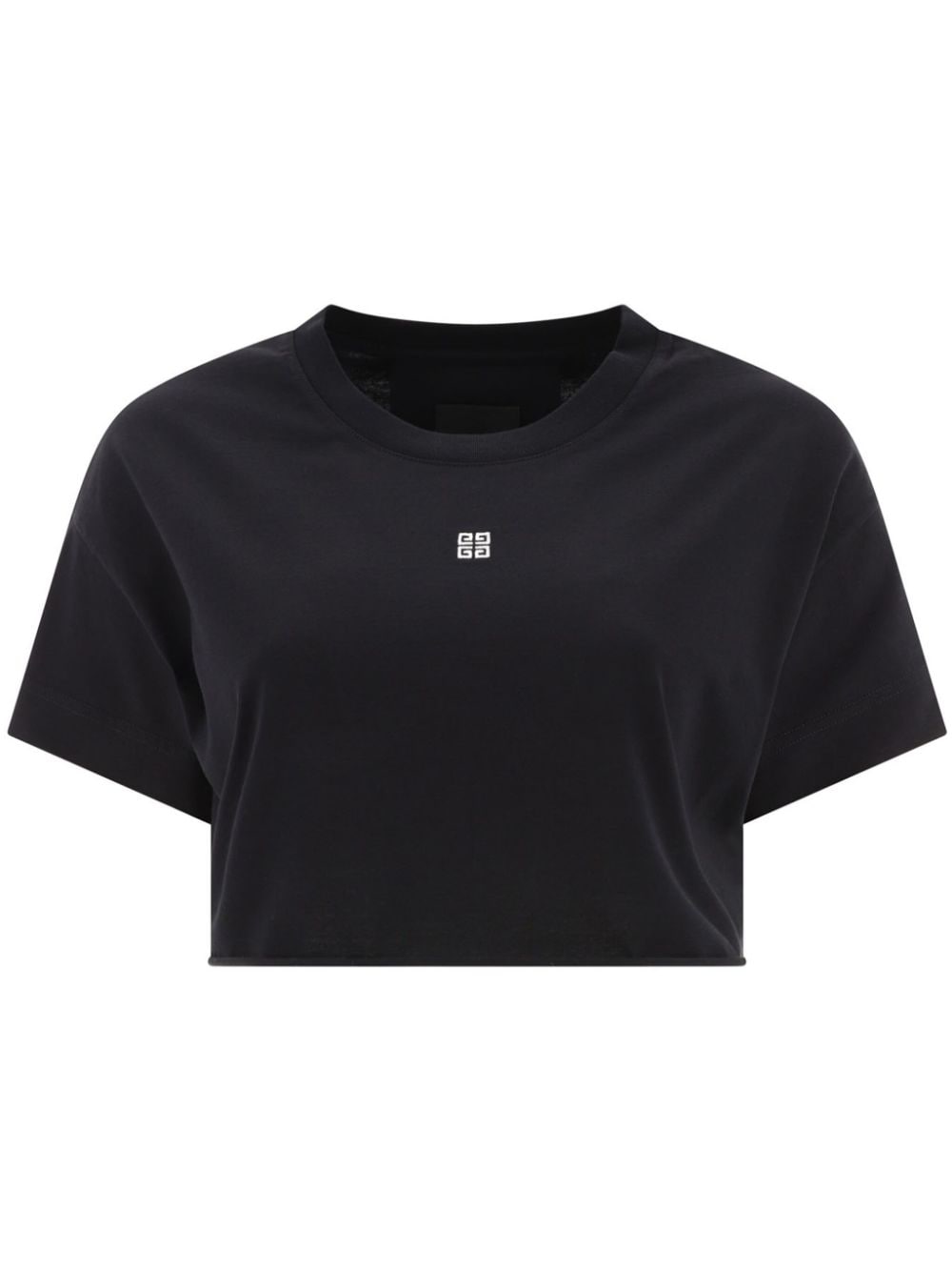 Givenchy cropped cotton T-shirt - Black von Givenchy