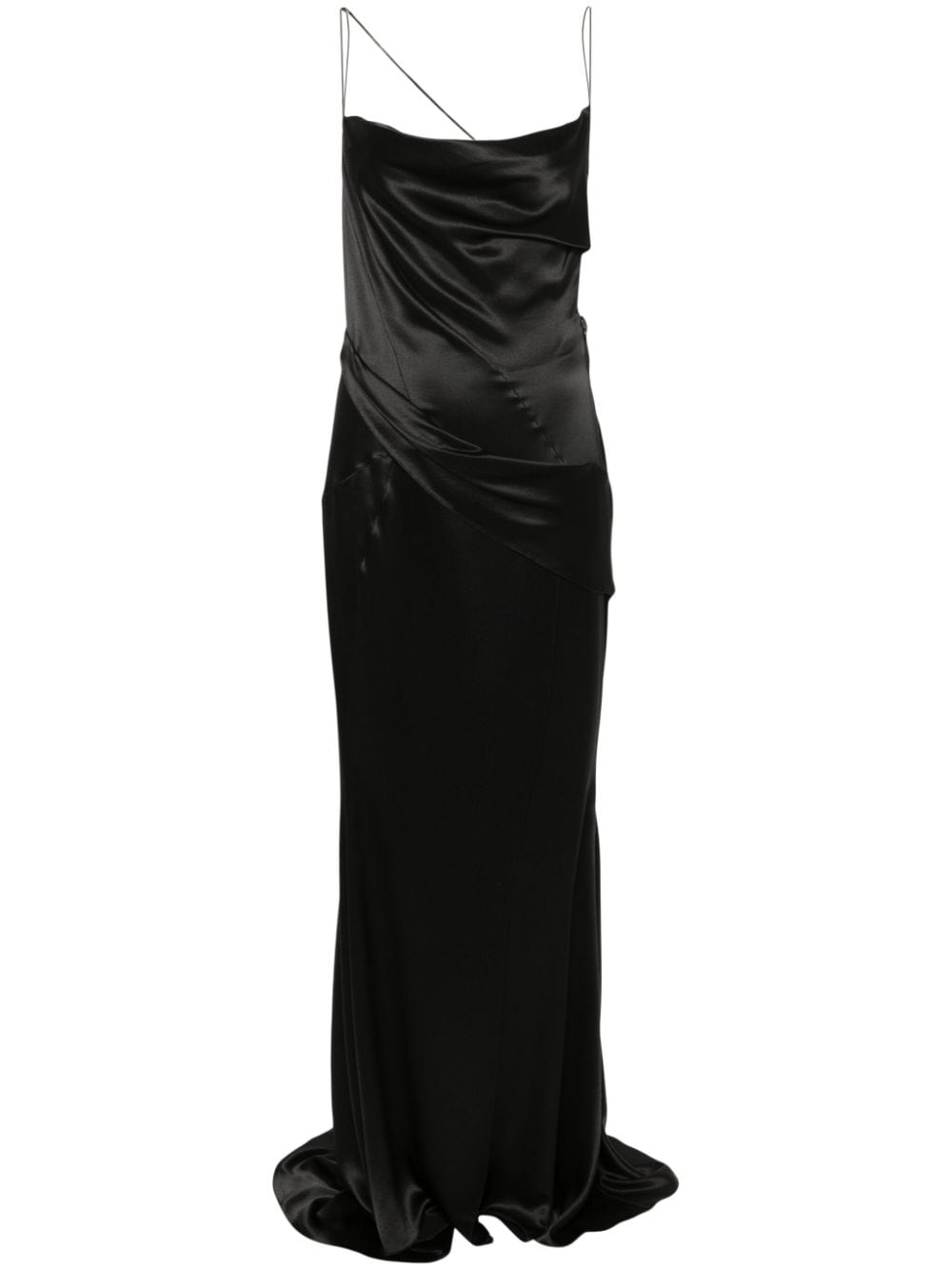 Givenchy crystal-embellished draped maxi dress - Black von Givenchy