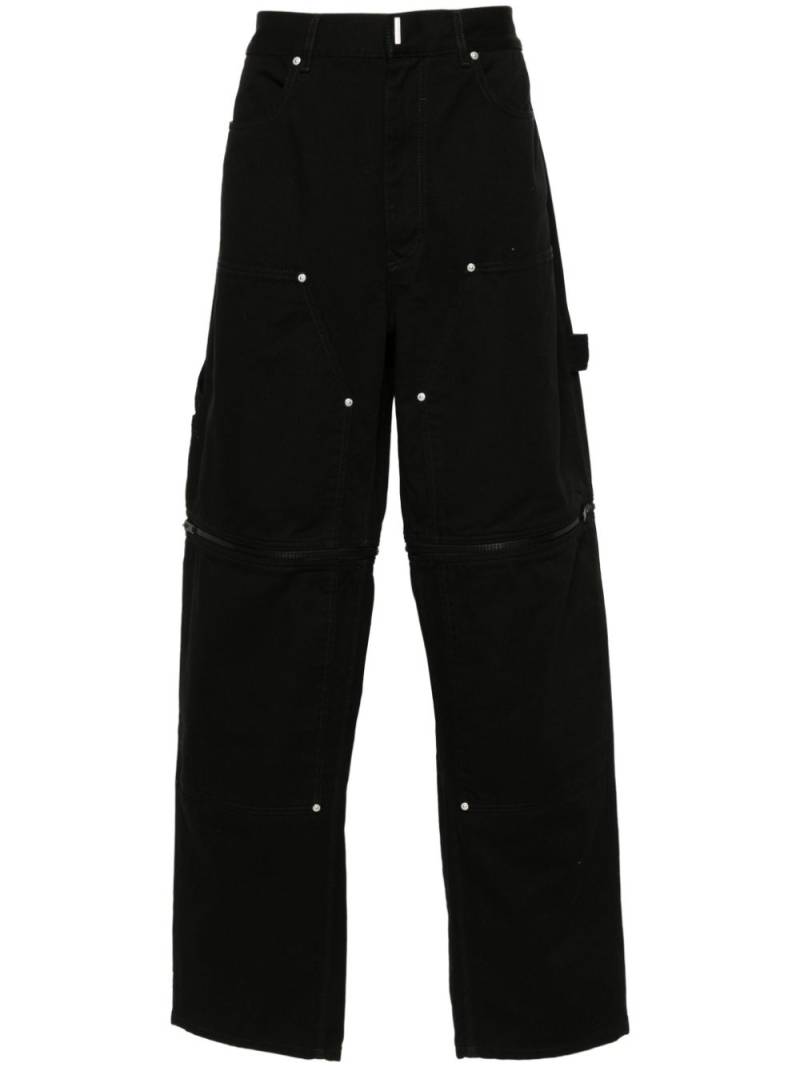 Givenchy 4G-detail jeans - Black von Givenchy