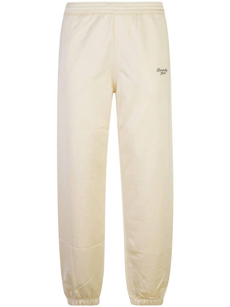 Givenchy embroidered-leg joggers - Neutrals von Givenchy