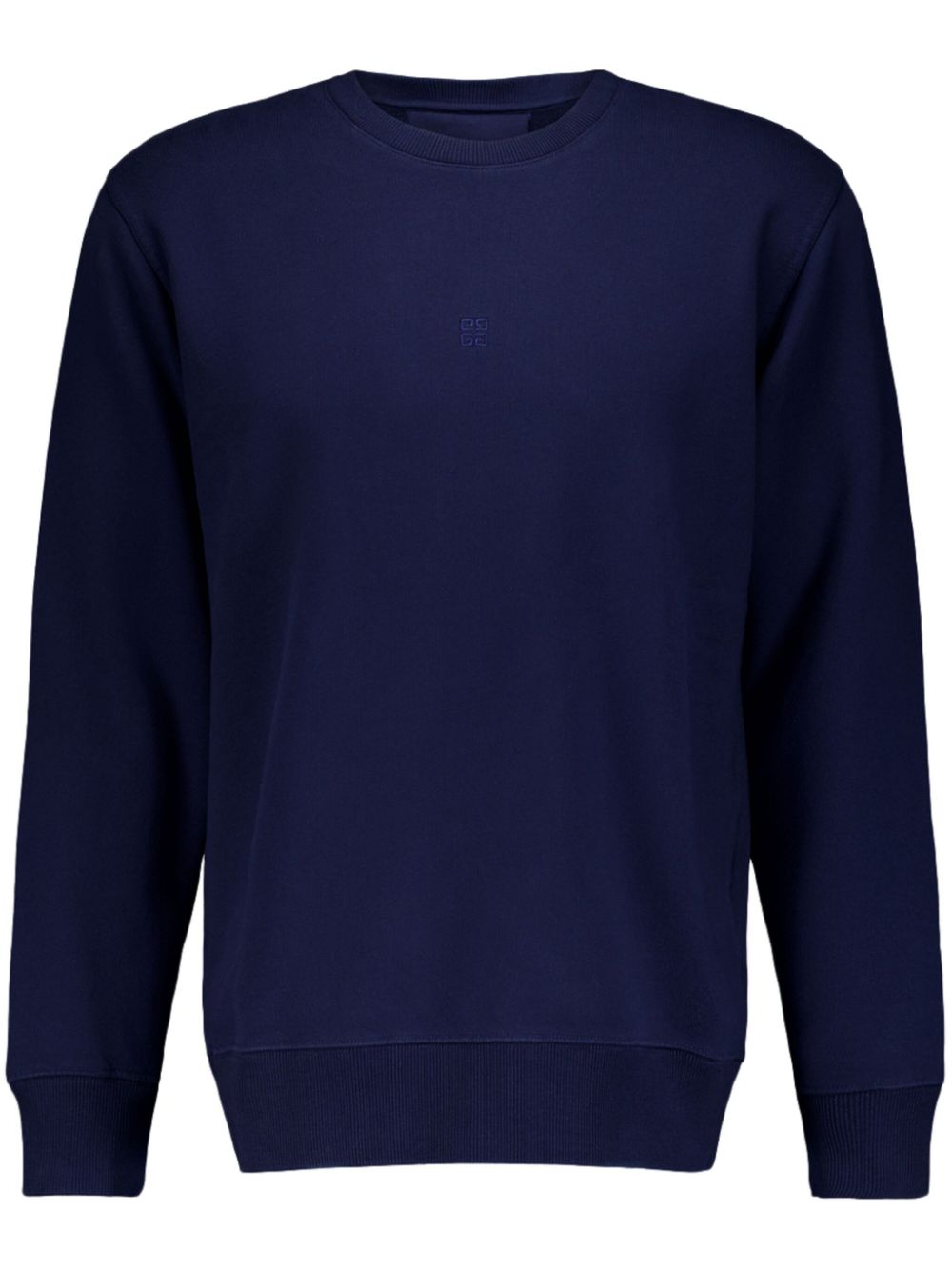 Givenchy embroidered-logo cotton sweatshirt - Blue von Givenchy