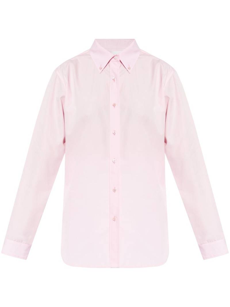 Givenchy embroidered-logo shirt - Pink von Givenchy