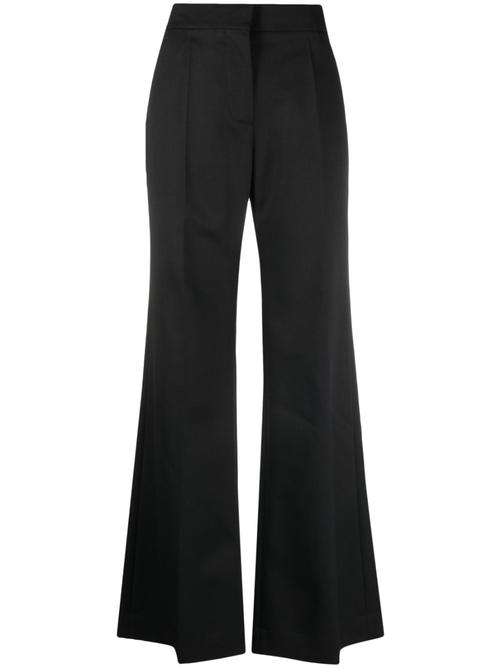 Givenchy flared wool-mohair trousers - Black von Givenchy