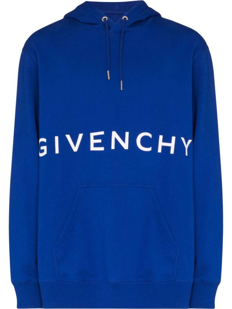 Givenchy intarsia-knit logo jumper - Blue von Givenchy