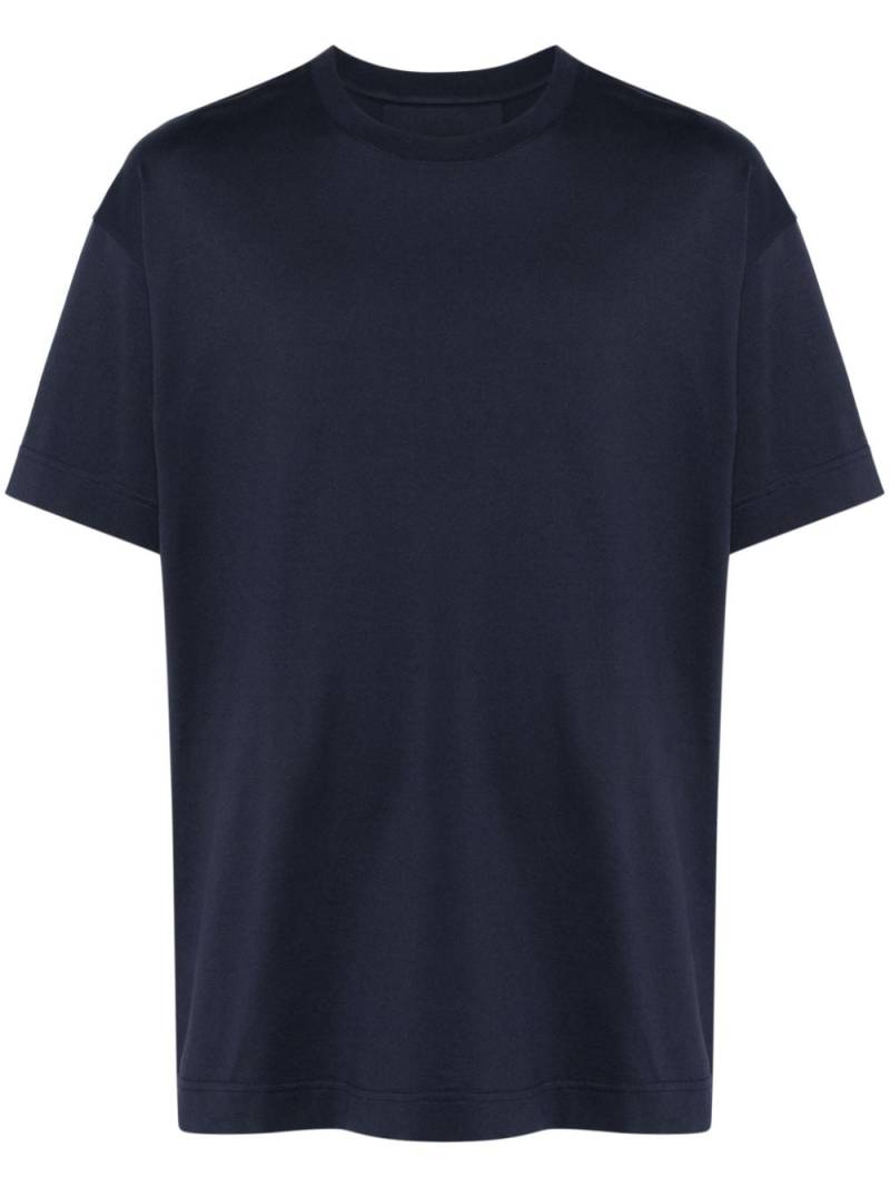 Givenchy logo-embossed T-shirt - Blue von Givenchy