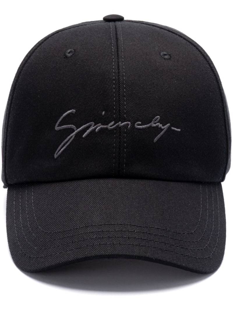 Givenchy logo-embroidered baseball cap - Black von Givenchy