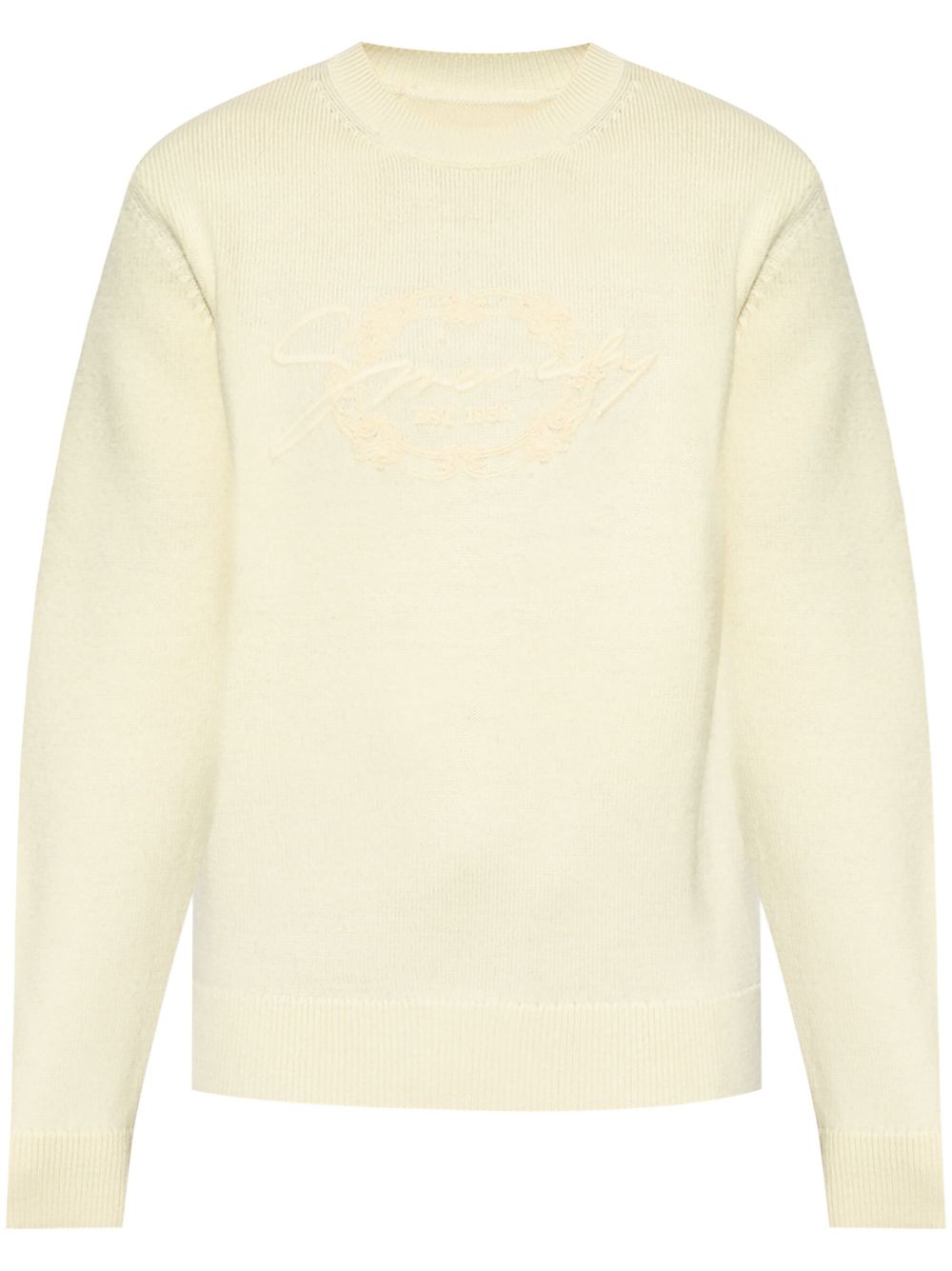 Givenchy logo-embroidered jumper - Neutrals von Givenchy