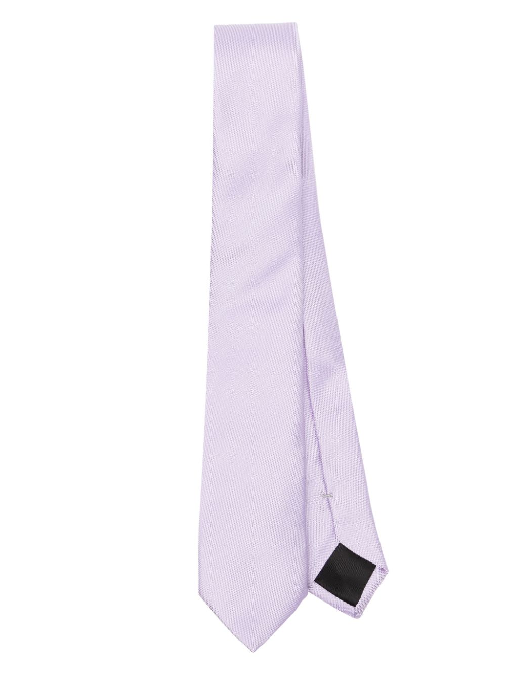 Givenchy logo-embroidered silk tie - Purple von Givenchy