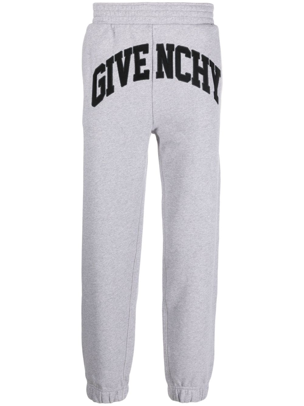 Givenchy logo-patches cotton track pants - Grey von Givenchy