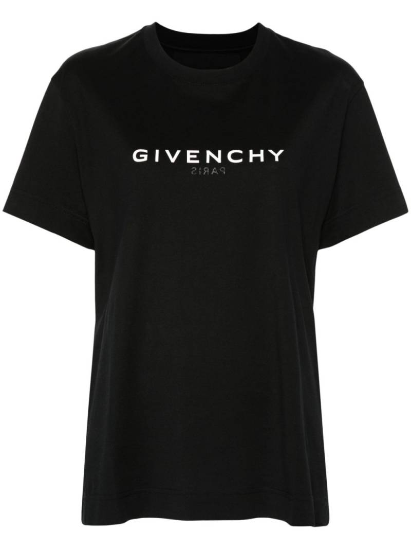 Givenchy logo-print T-shirt - Black von Givenchy