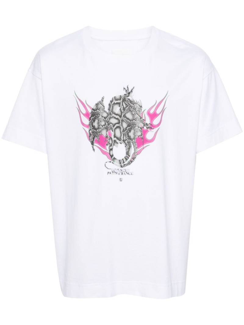 Givenchy logo-print cotton T-shirt - White von Givenchy