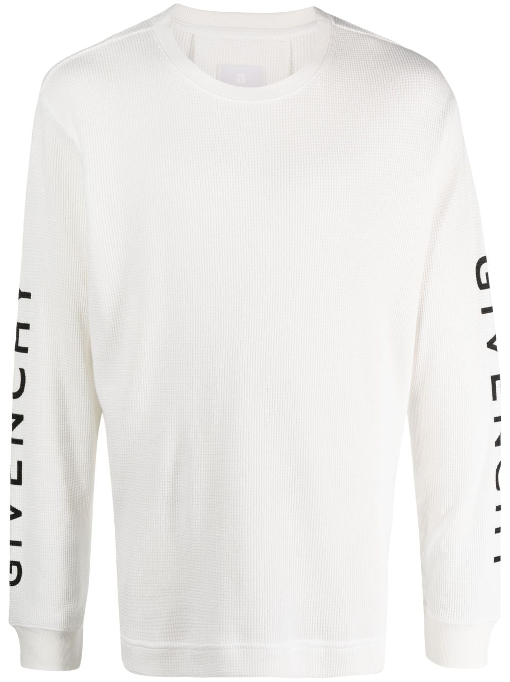 Givenchy logo-print long-sleeve T-shirt - White von Givenchy
