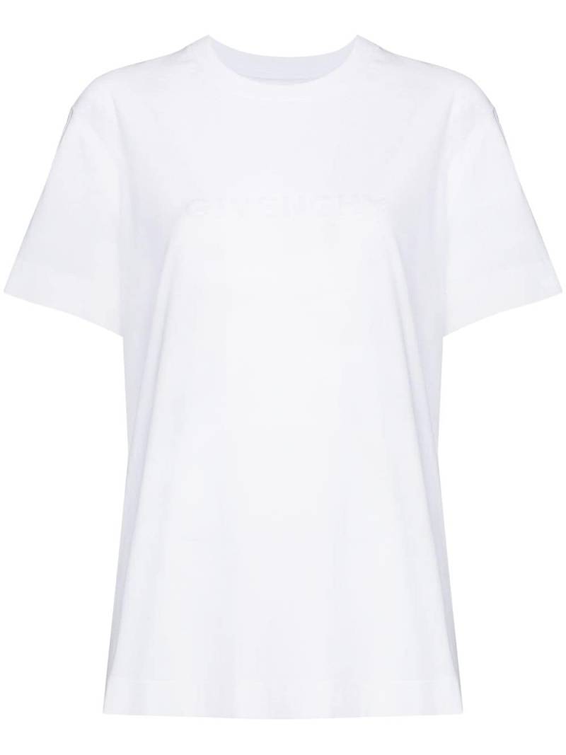 Givenchy logo-print short-sleeve T-shirt - White von Givenchy