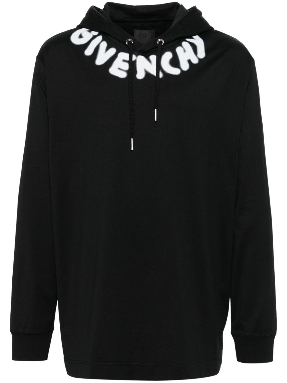 Givenchy logo-printed hoodie - Black von Givenchy